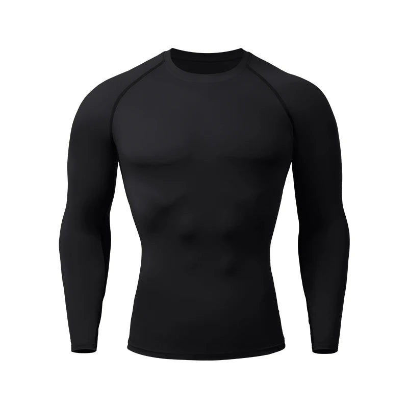 LONG SLEEVE COMPRESSION SHIRT (NO DESINGS)