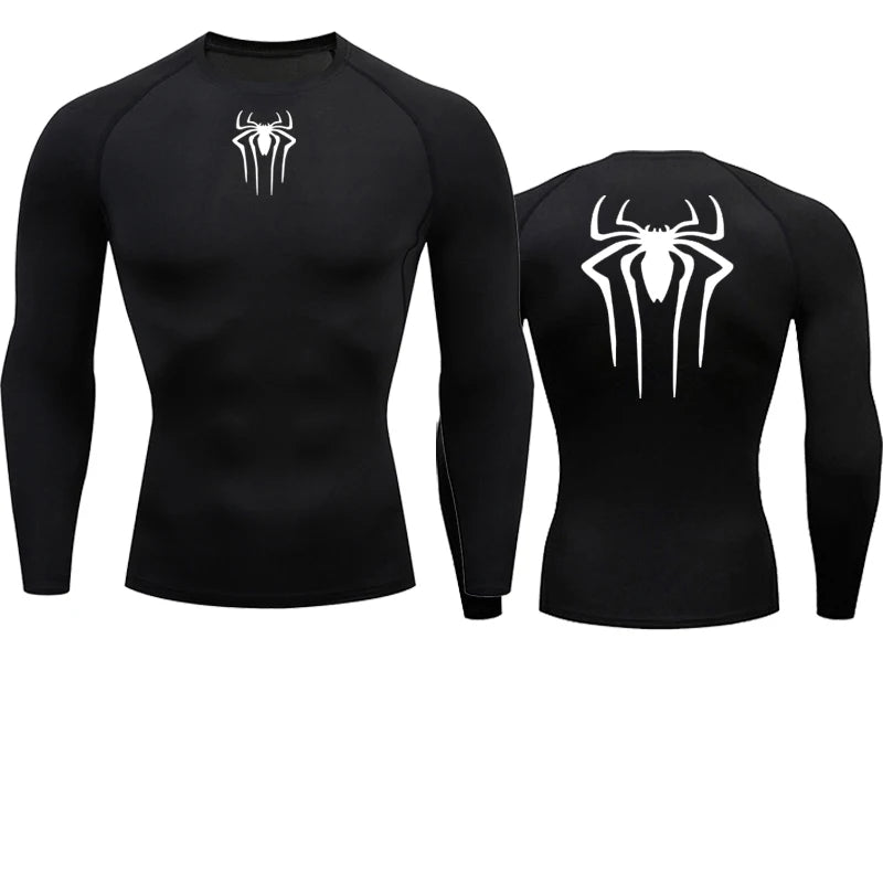 LONG-SLEEVE COMPRESSION SHIRT (SPIDER-MAN)